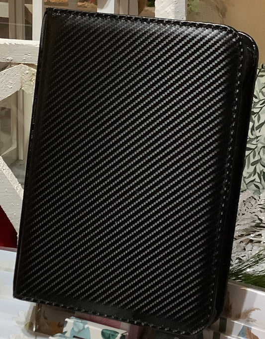 Man of God Black Leather Bible Cover (L)