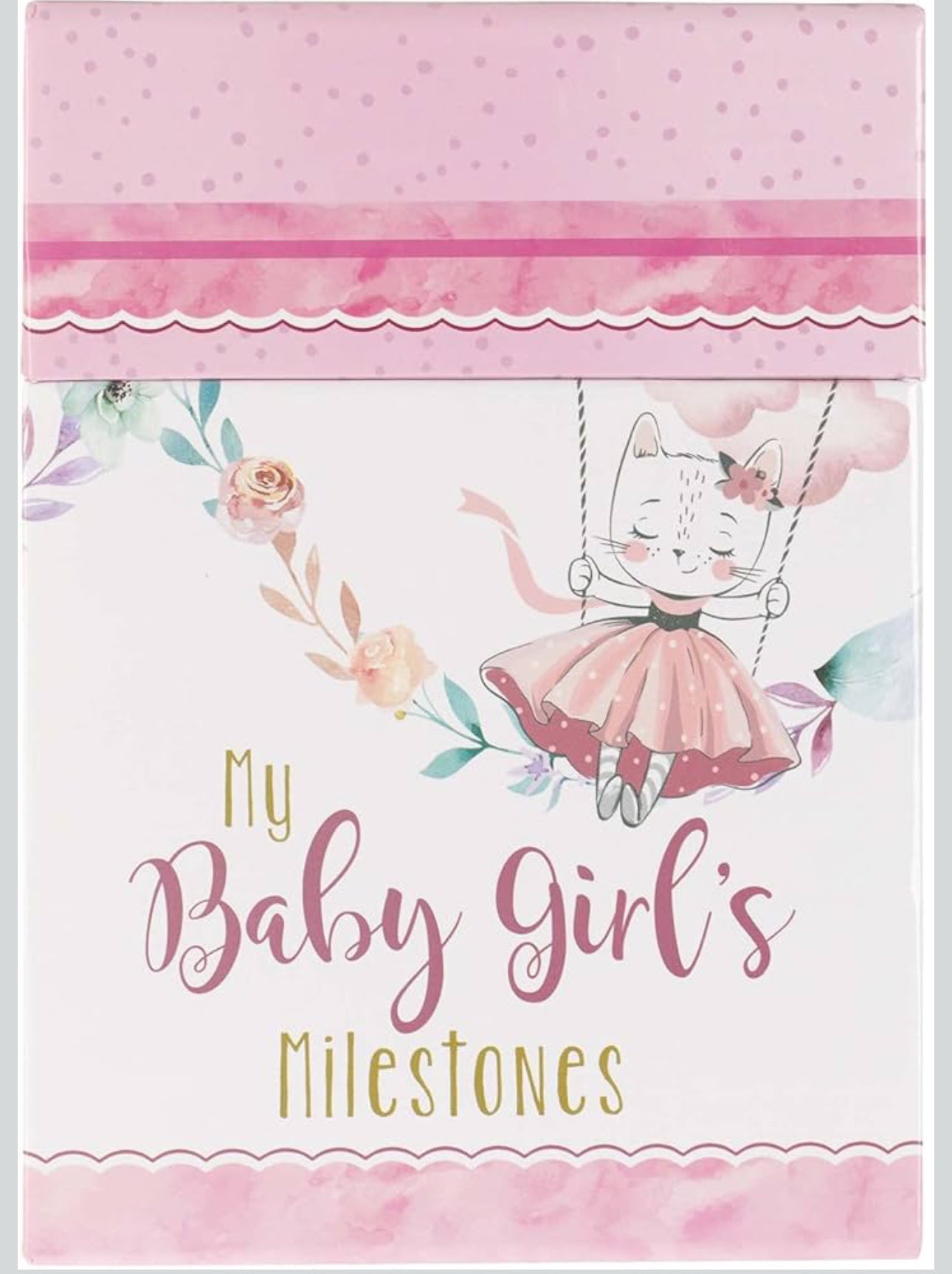 Baby Girl Milestone Crds