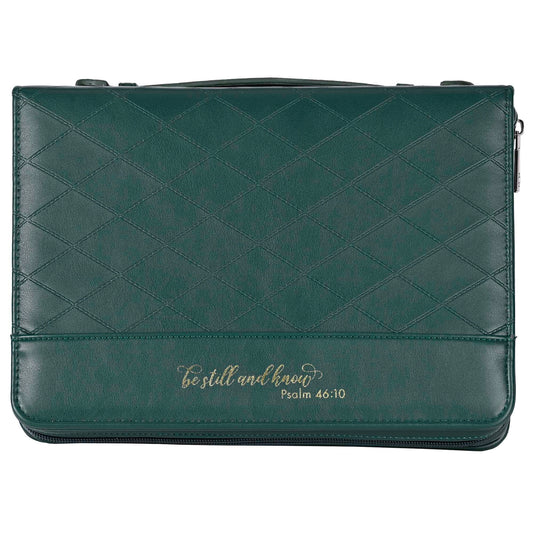 Grean Leather Bible Cover XL