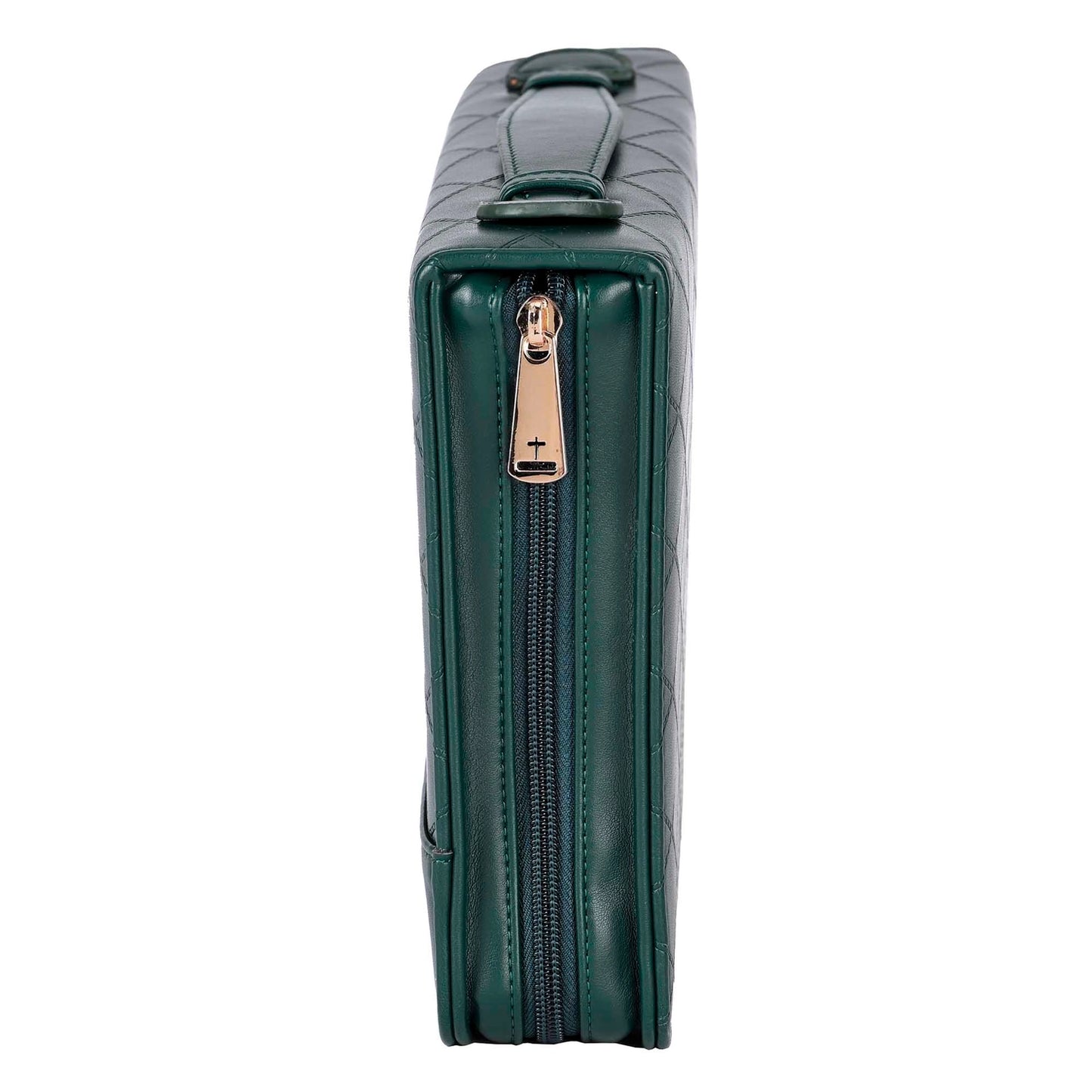 Green Leather Bible Cover XL