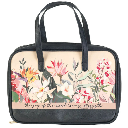 Women's Bible Cover With Carrying Handles